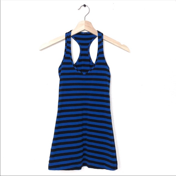 Lululemon Striped Razorback Tank - Picture 1 of 7